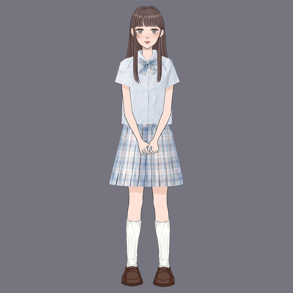 冰淇淋jk套装全套正版日系女学生短袖衬衫格子其它制服