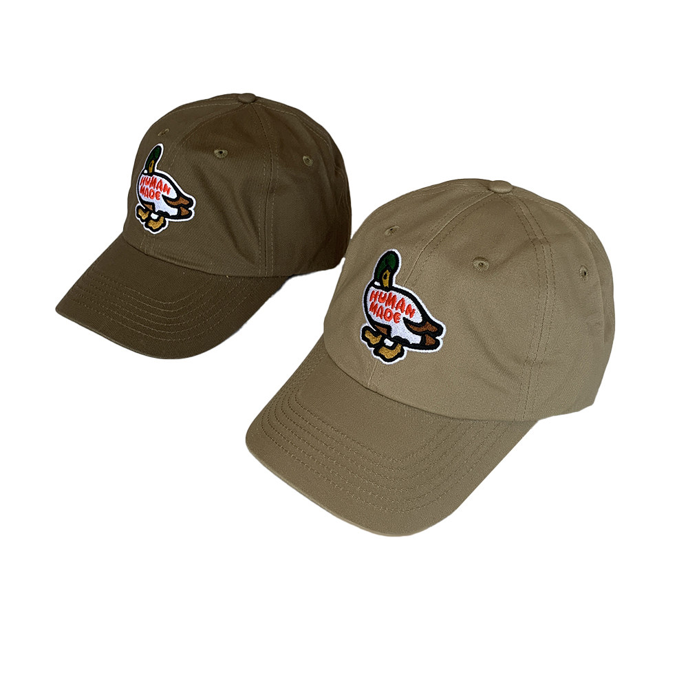 限时特价humanmade20aw北极熊鸭子鸭舌刺绣弯檐帽子