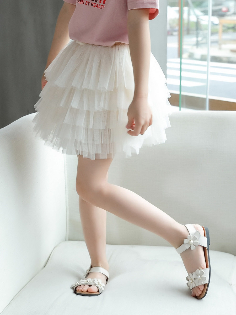 女童网纱蛋糕短裙半身宝宝公主蓬蓬裙韩版女孩半身裙