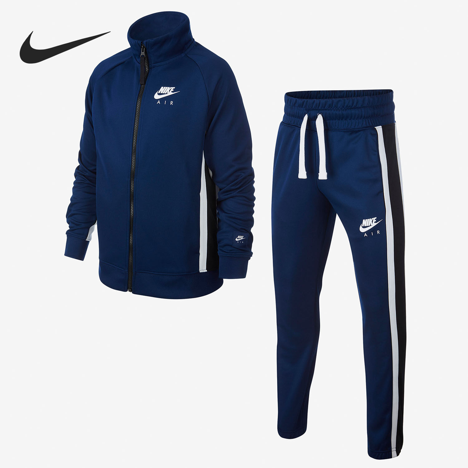 nike耐克正品2020夏季新款大童百搭长袖运动套装