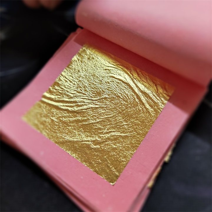 金箔南京出口龙凤纯金箔纸古版红纸石碑佛像金箔