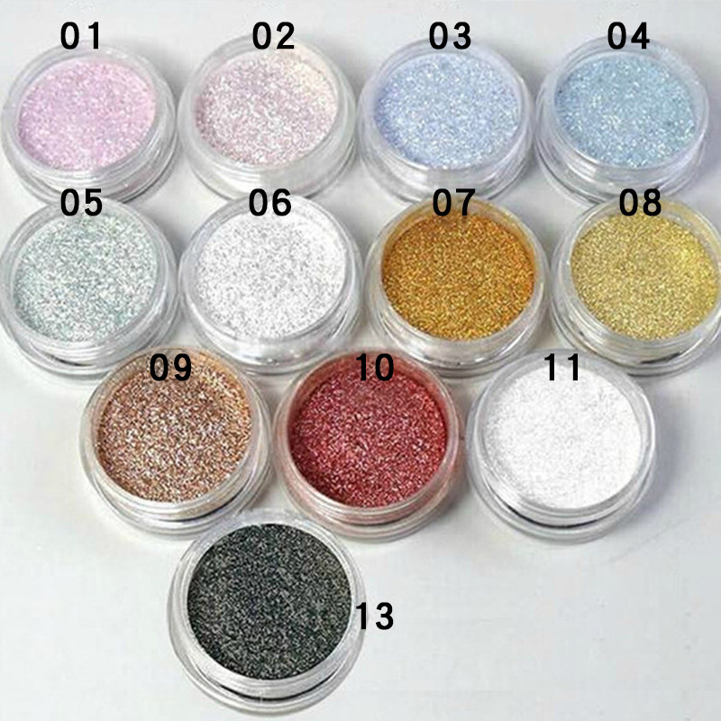 阿尔法珠光超闪白色闪粉高光粉提亮粉星星星闪亮眼影