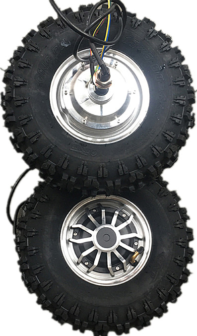 单边电机10寸13寸前轮36v48v500w越野公路更多电动车零