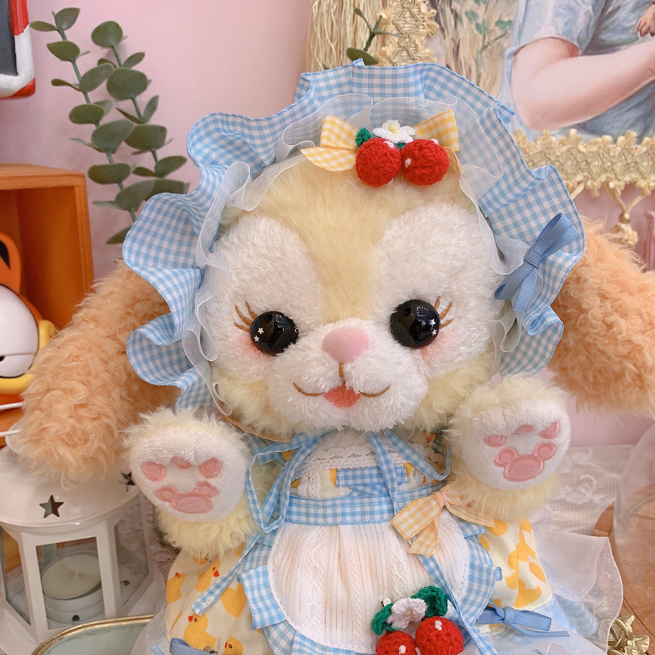 星黛衣服50cm芭蕾兔手作着替小黄鸭柄图夏季田园bjd娃娃