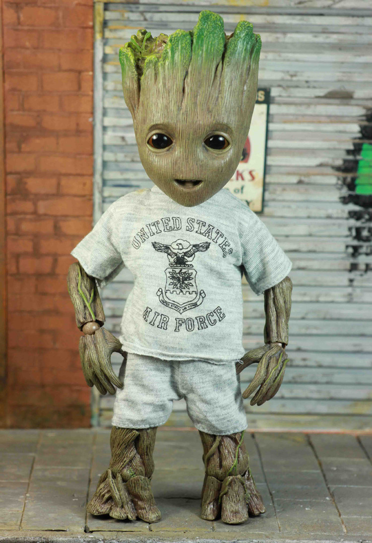 漫威银河护卫队groot小树人格鲁特宝宝复仇者可动手办模型公仔