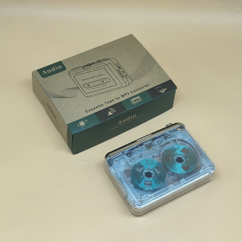 卡带高透明透明视窗磁带机随身听老式播放带机复古tape磁带随身听
