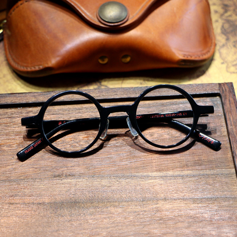 复古眼镜架黑框港风造型潮人小圆男女镜框眼镜眼镜架