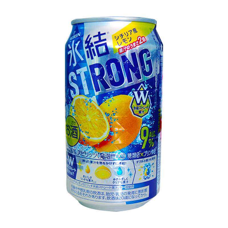日本suntory三得利冰结strongzero零无糖果鸡尾酒无嘌碳酸饮料