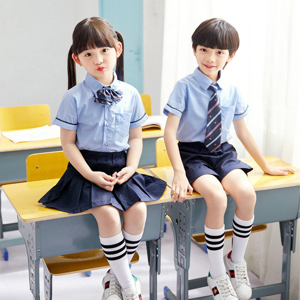 六一幼儿园园儿童合唱演出服小学生班服夏季毕业校服儿童演出服