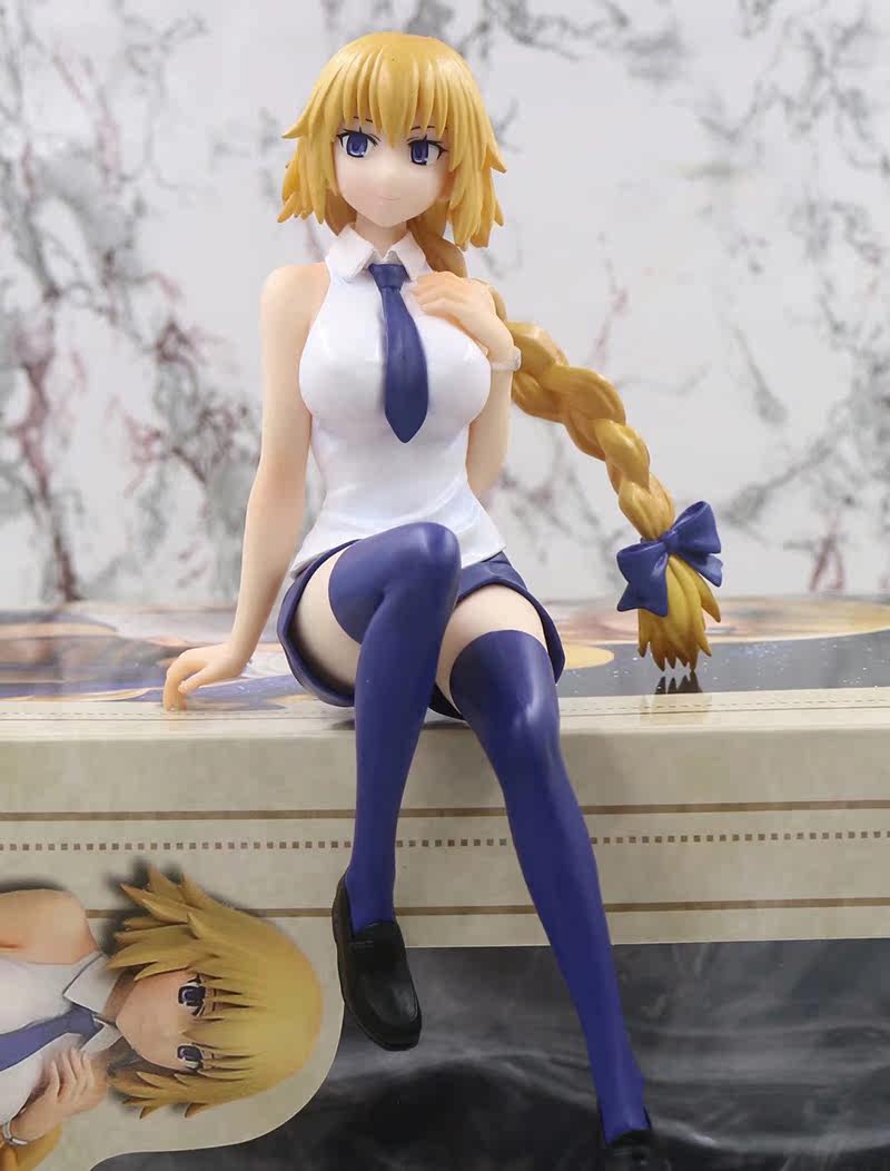 fate酒桶贞德命运之夜国产h手办二次元美女动漫周边性感车载摆件