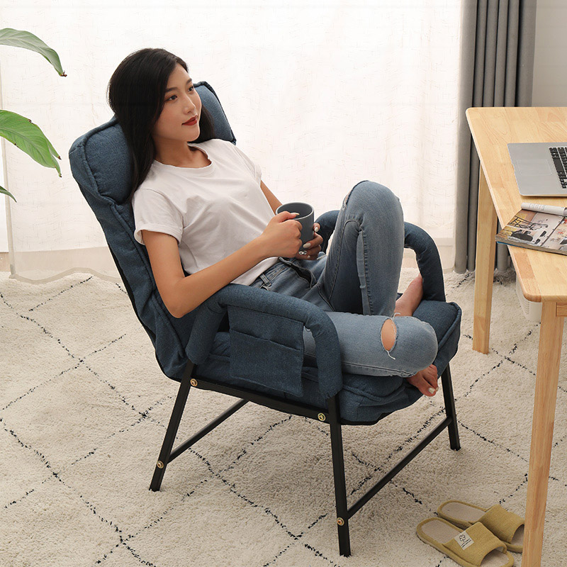 电脑椅家用折叠椅子靠背舒适久坐懒人休闲办公电脑椅