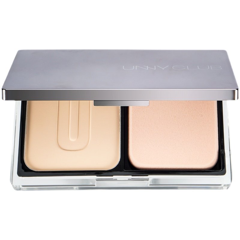 unny粉饼官方旗舰店韩国控油定妆持久遮瑕防水散粉蜜粉饼干皮学生