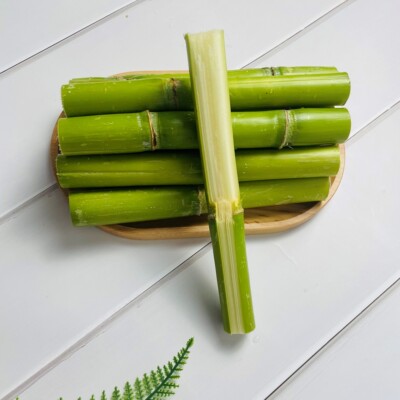 顺丰陶山甘蔗当季水果青皮果蔗5斤整箱儿童细长其它 原价57元 现价28.