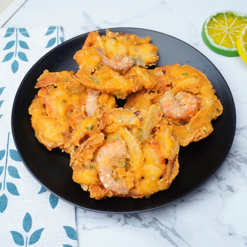 田田屋速冻米兰虾饼点心西餐油炸特色小吃330g10虾类制品