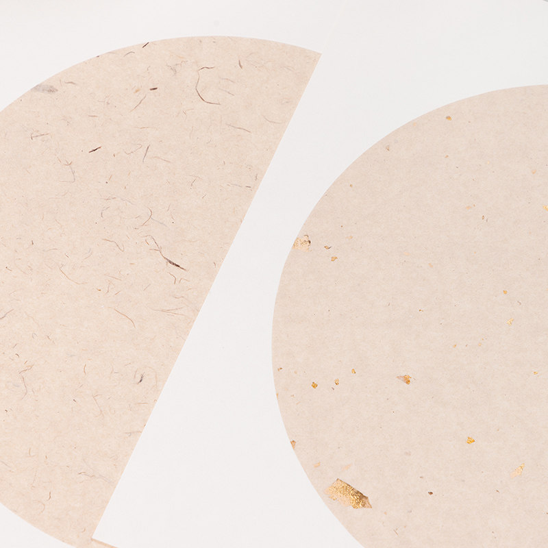 宣纸卡纸木辛云龙半生半熟作品花草毛笔字镜片圆形宣纸