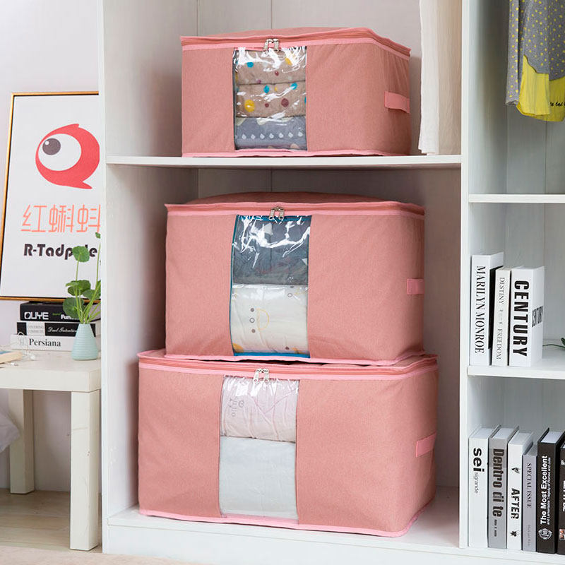 收纳特大加厚透明视窗被子棉被整理衣物衣服收纳箱