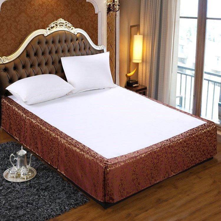 床群床裙单件裙式裙带包边下摆套装套床全包床裙