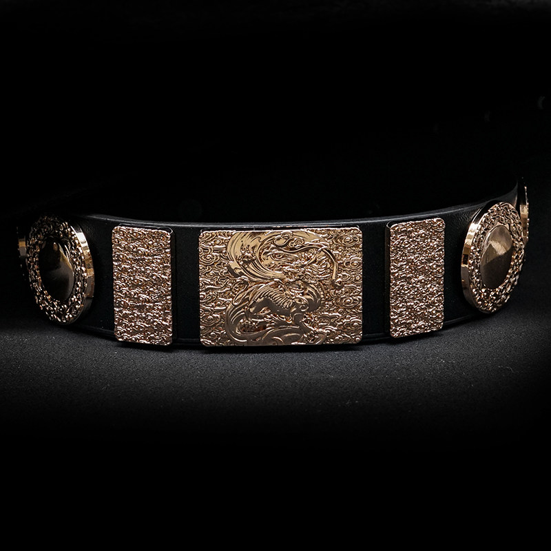 汉服腰带革带明制腰封可配贴里飞鱼圆领束腰腰带