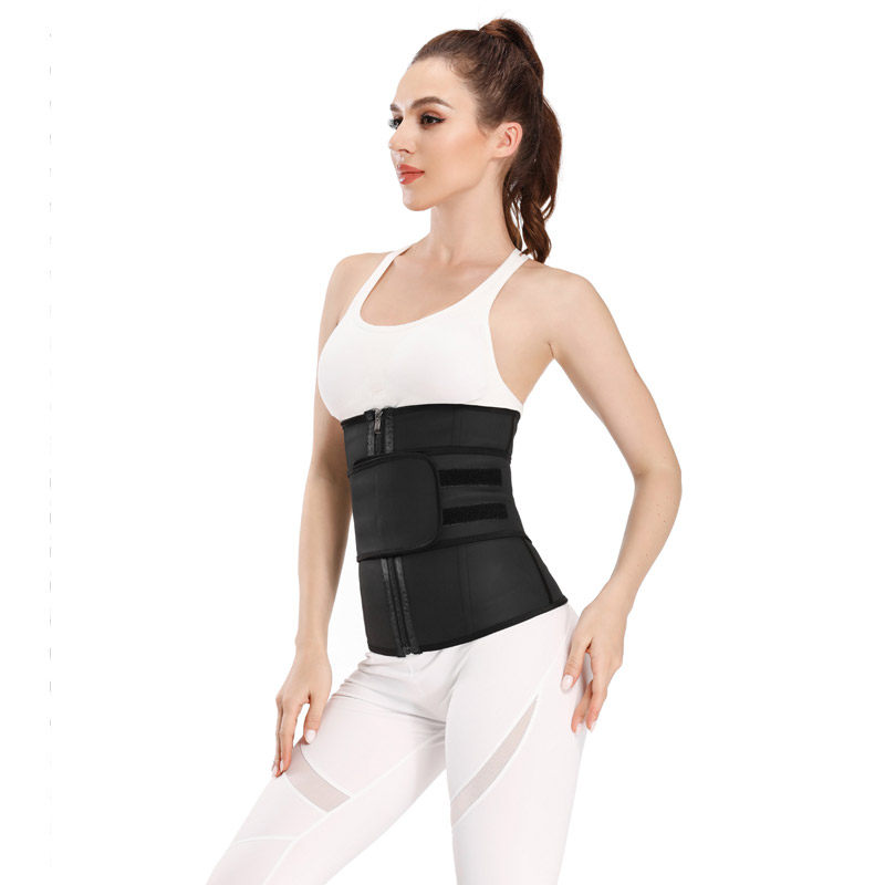 魔术贴束腰带健身绑带运动束腰减肥瘦身8653塑身腰封