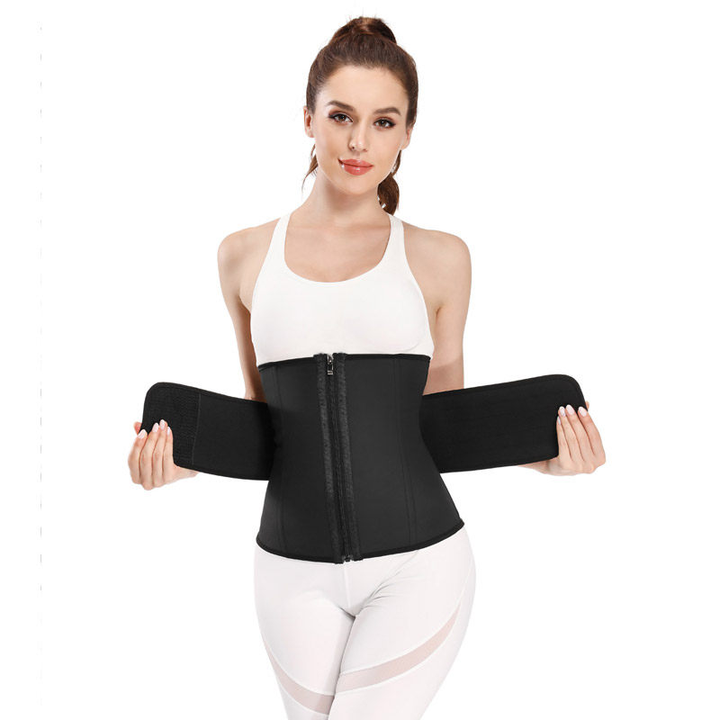 魔术贴束腰带健身绑带运动束腰减肥瘦身8653塑身腰封