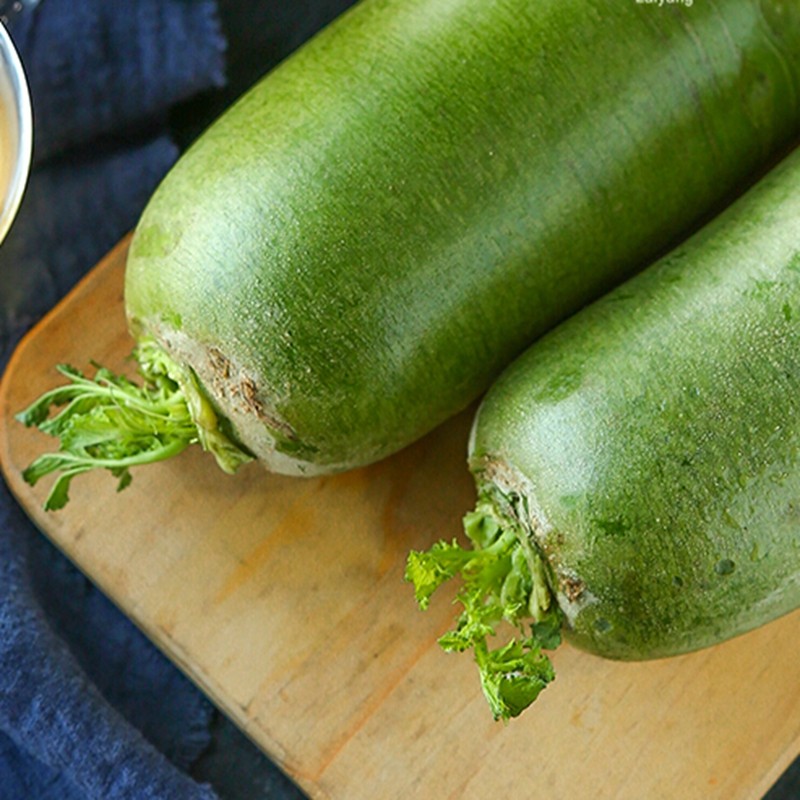 萝卜绿皮新鲜10斤河南南阳农家现挖大小水果萝卜