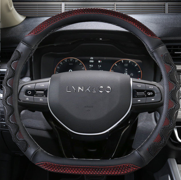方向盘专用用于21款领克0303免手20款真皮方向盘套