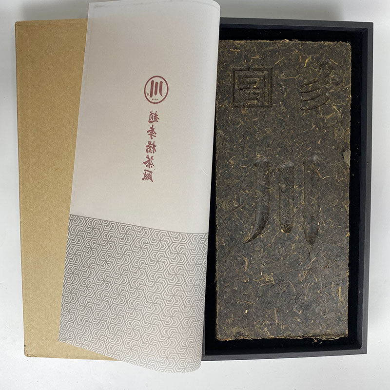 字青砖茶赵李桥茶厂2021年2kg礼盒盒装湖北赤壁其它黑茶