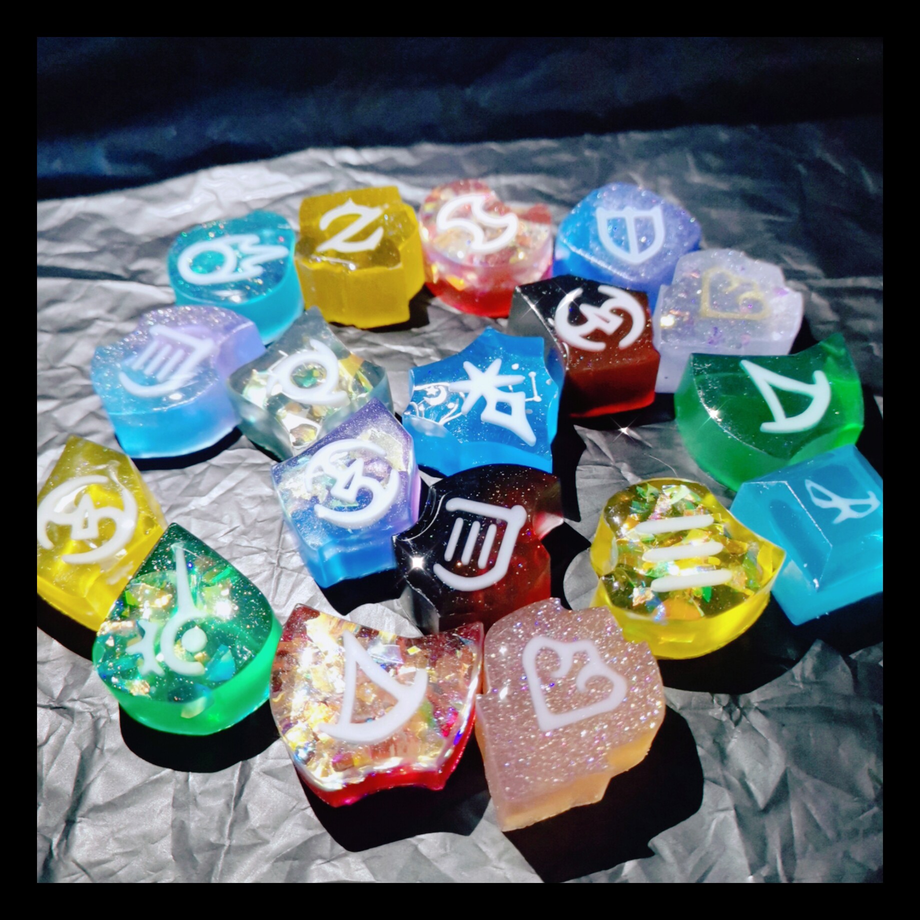 滴水水晶挂胶灵魂周边件终幻想成品14ff14其他塑料制品