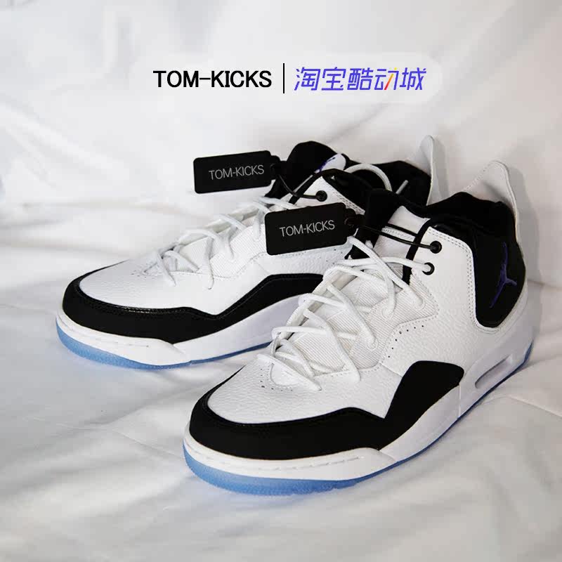 104 courtside aj23黑白篮球鞋 小藤原浩ar1000 tom 耐克jordan - 爱