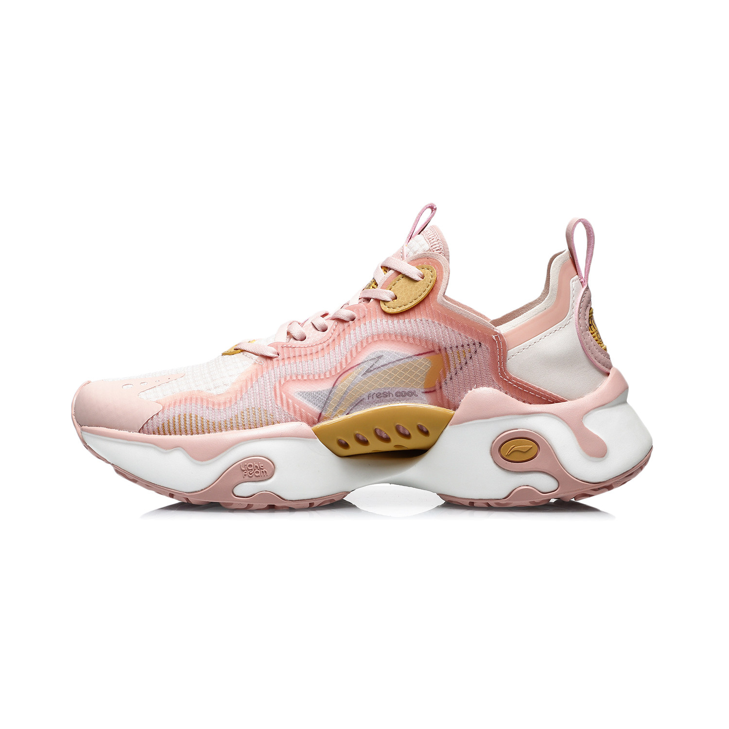 李宁跑步女鞋2021新款fresh回弹女士跑鞋鞋子跑步鞋