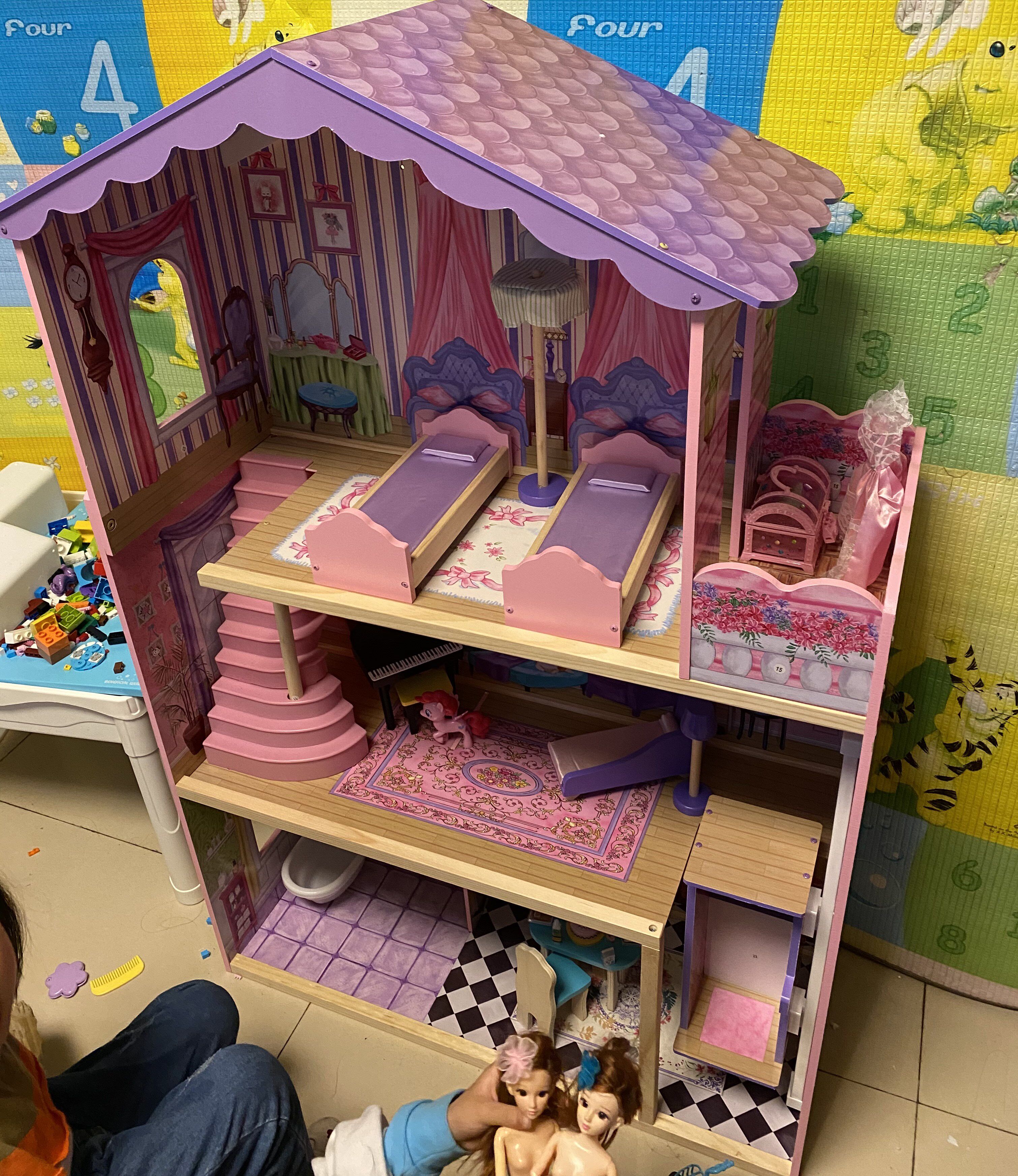 玩具出口娃娃家房子豪华儿童生日礼物娃娃女孩过家家玩具