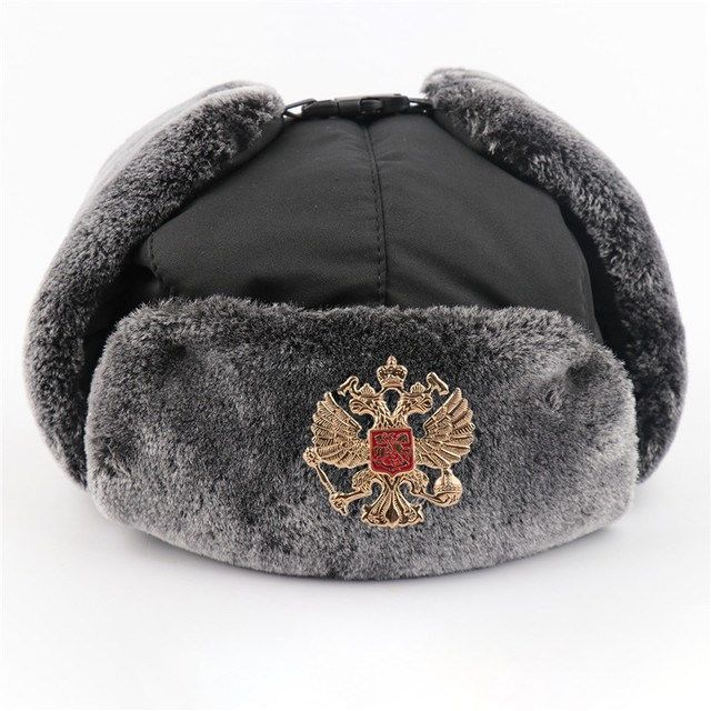 苏联雷锋棉帽站同款护耳帽子苏维埃俄罗斯骑车冬季帽子