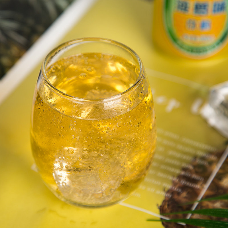 果味饮料菠萝320ml6瓶啤酒不含含酒精碳酸网红果味