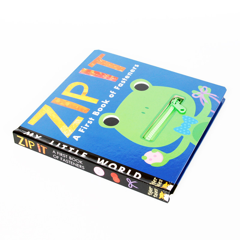 儿童原版鞋带fasteningsofbookfancyitzip玩具儿童读物原版书