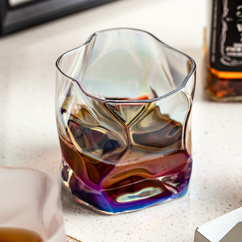 异形玻璃杯威士忌洋酒酒杯欧式创意个性啤酒杯奶茶咖啡玻璃杯