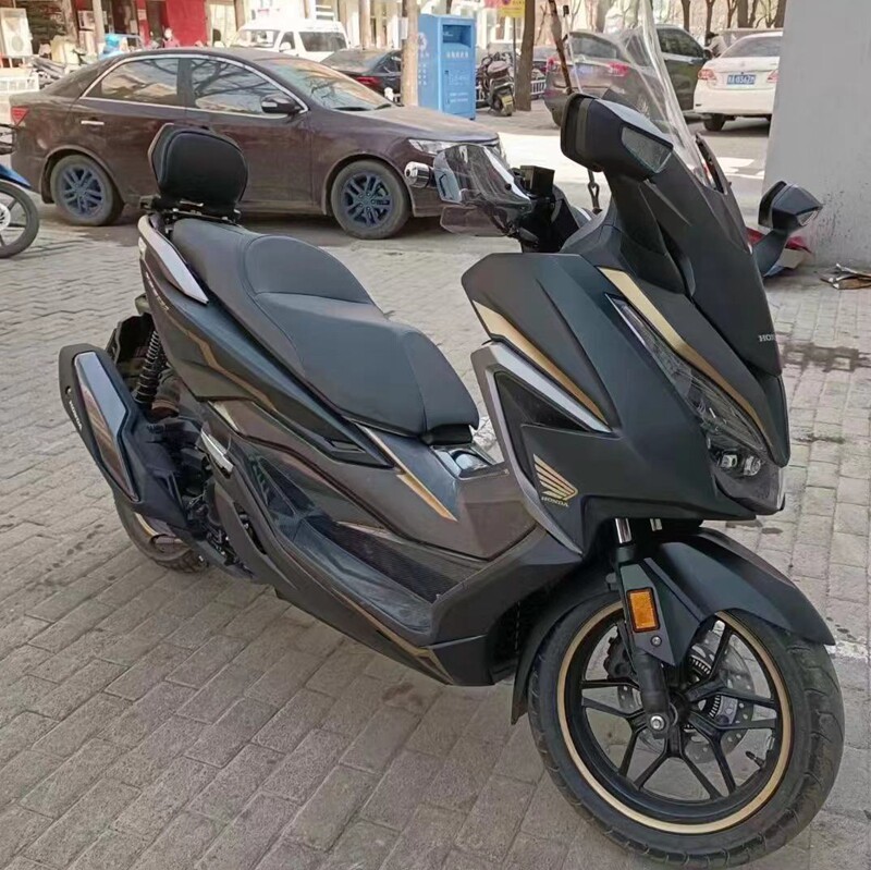 适用本田佛沙改装靠背nss350靠垫货架尾翼腰靠摩托车尾翼