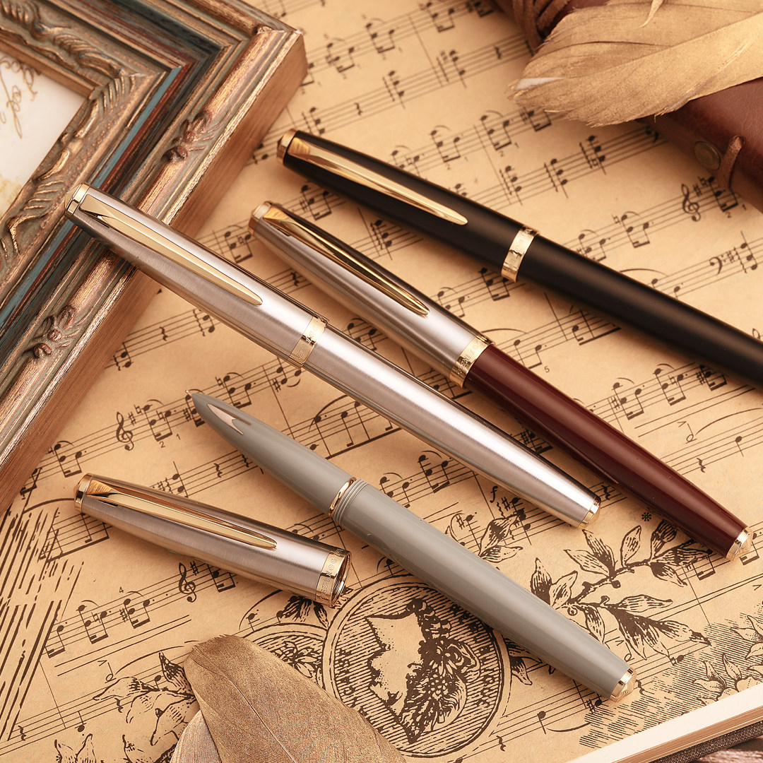 新英雄学生定制刻字高档正品旗舰官方练字成人钢笔