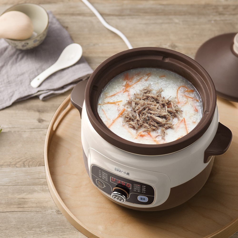 小熊电炖锅紫砂陶瓷煲汤锅炖汤家用全自动大容量电炖炖锅煮粥神器