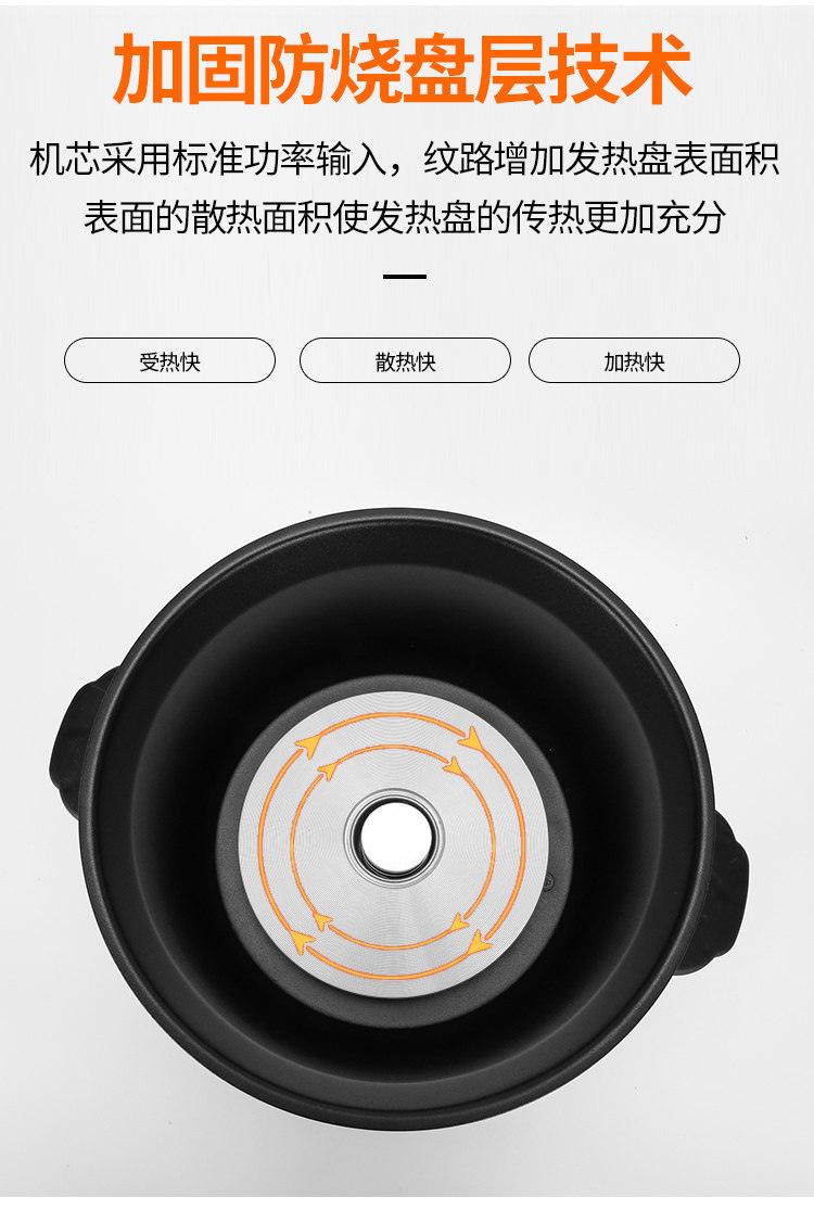 三角牌不锈钢电饭锅正品复底食品品级内胆3l456人电饭煲