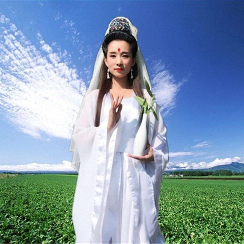 服装西游记观音头饰全套古装服装观世音表演影视剧民族服装