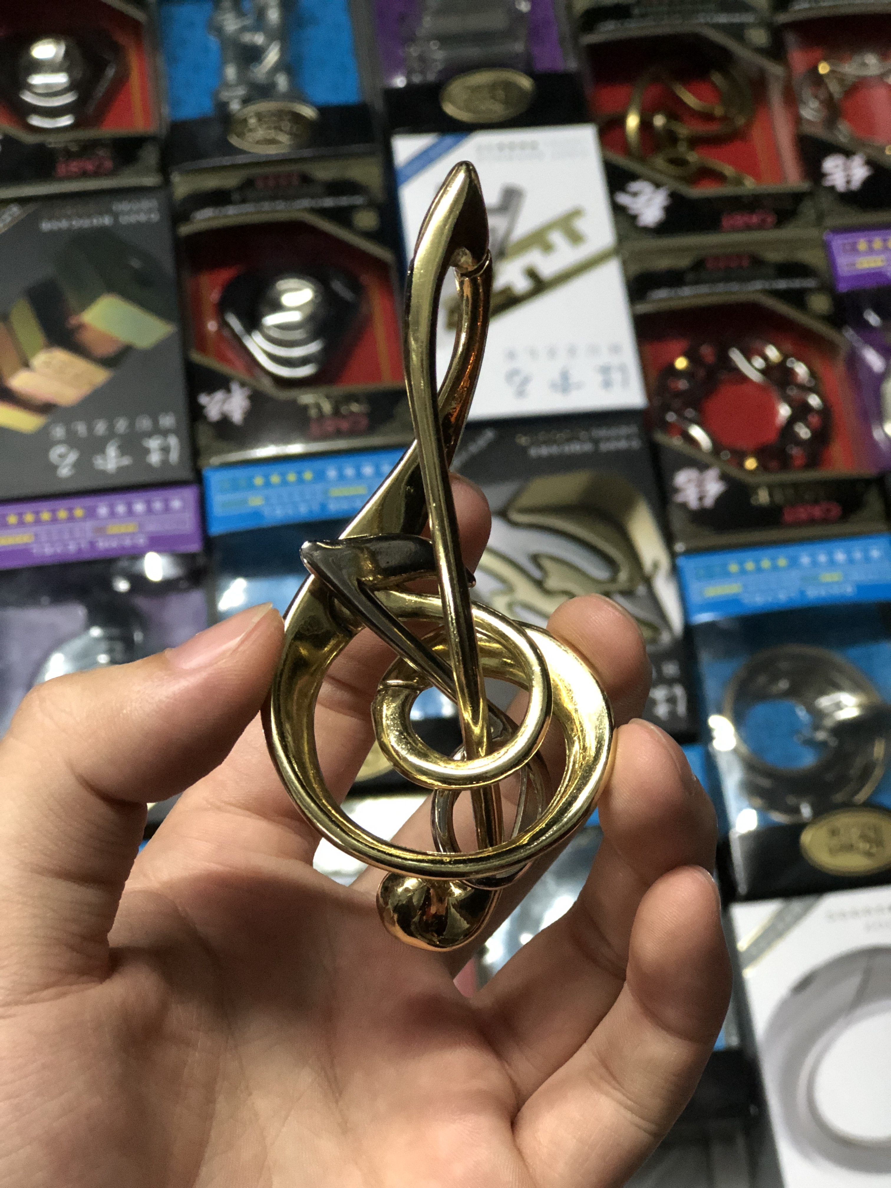 castpuzzle魔金harmonyl2创意音乐礼物金属解锁玩具解锁