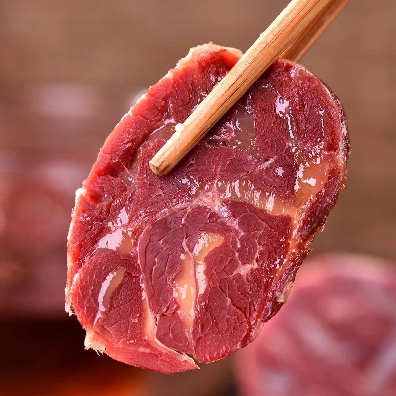 牛肉阆中古城500g大块五香香味牛肉干真空真空包牛肉类