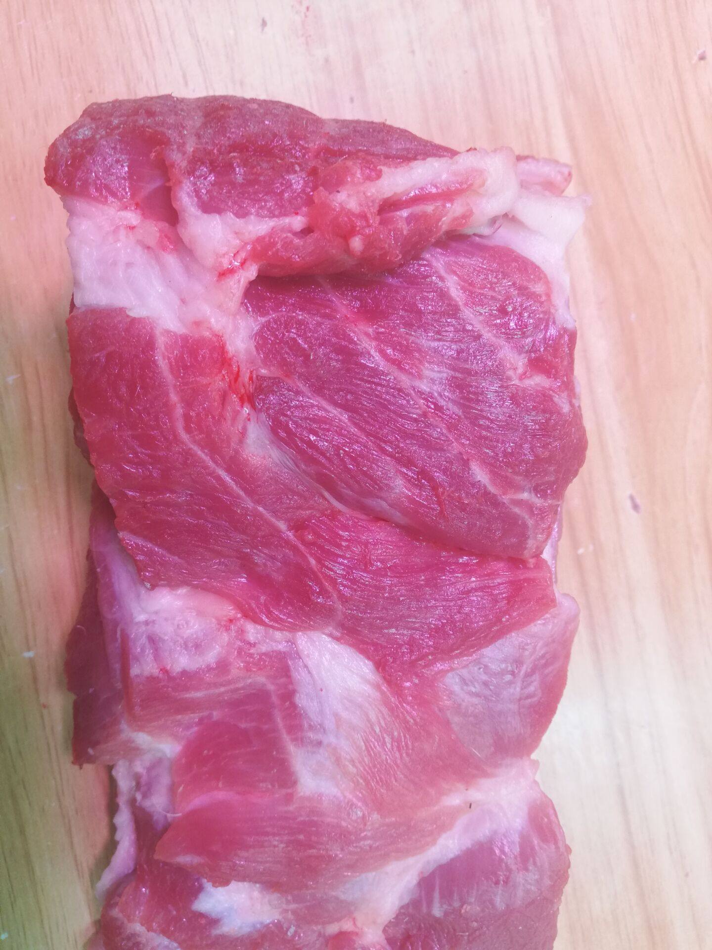 农家散养土猪肉新鲜现杀前腿肉 后腿肉 梅花肉 夹心黑猪肉生3斤装