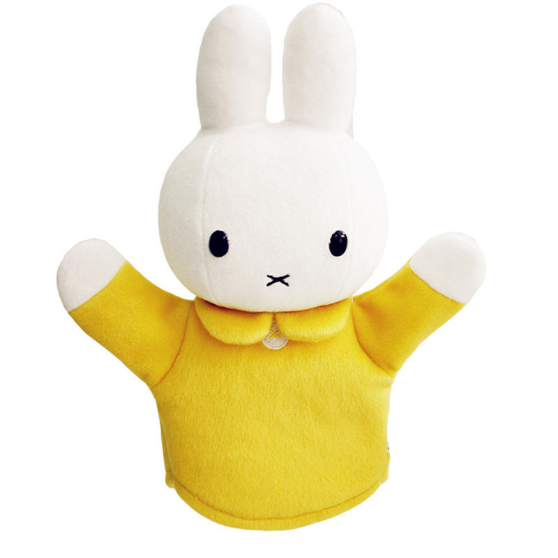 正品米菲兔手偶正版幼教公仔早教玩具安抚娃娃毛绒玩具兔子手偶