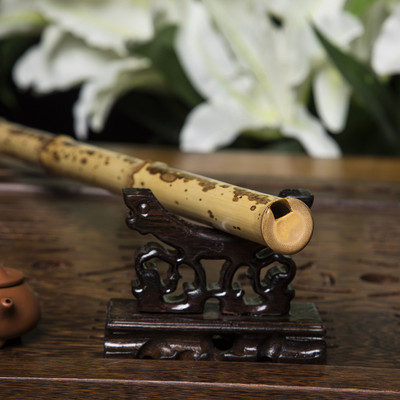 丁治国 红湘妃斑竹洞箫 琴箫专业演奏级八孔六孔gfed