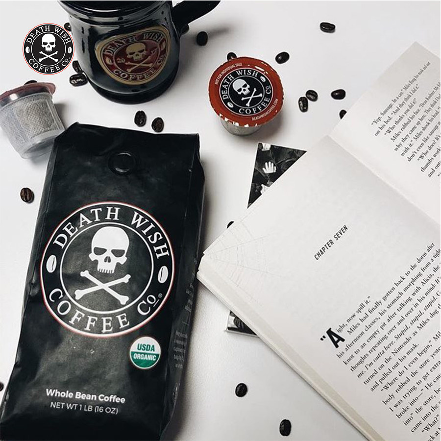 deathwish死亡之愿浓烈提神神高咖啡因低脂无糖研磨咖啡粉