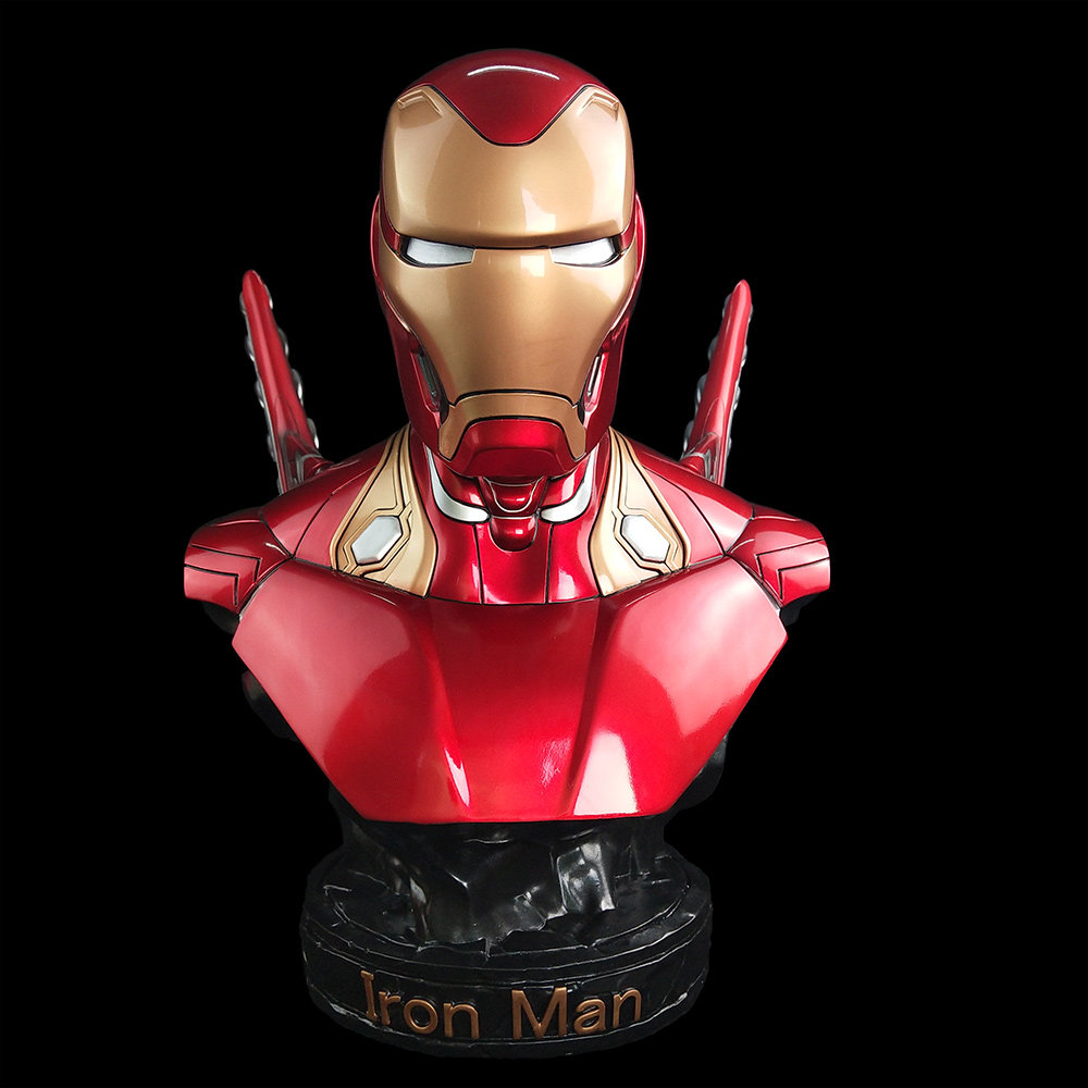 漫威kingartsmk50钢铁侠复古胸像手办复仇者联盟gk手办