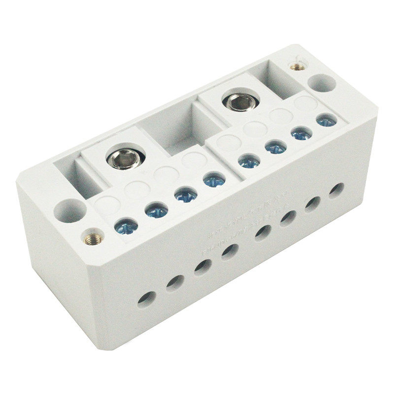 单相大功率家用接线电线接线端子八出二进分线三相接线端子