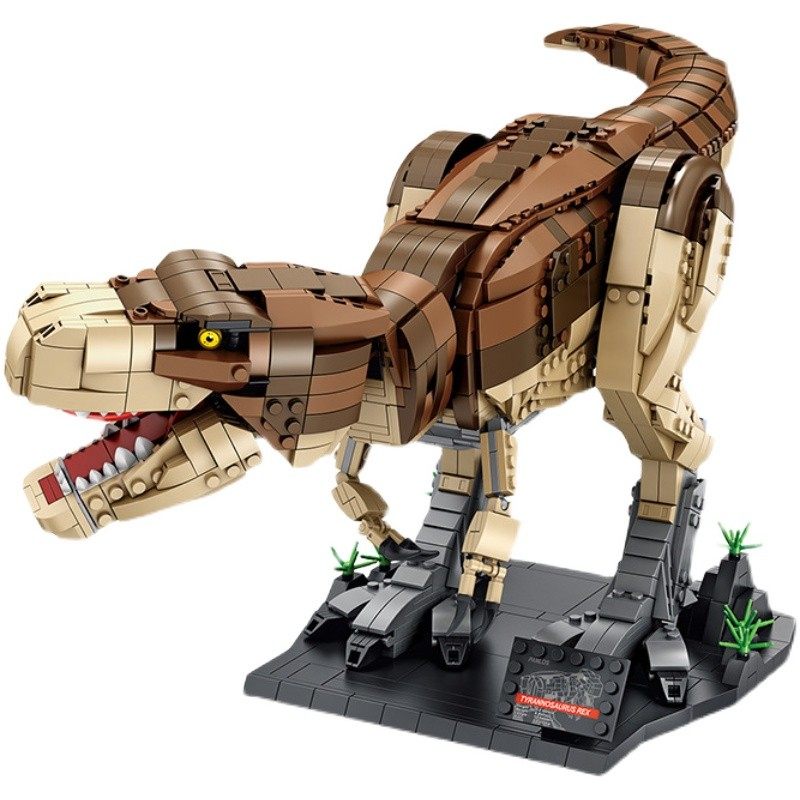 乐高模型益智拼装男孩子高难度成年积木龙模型暴虐建构