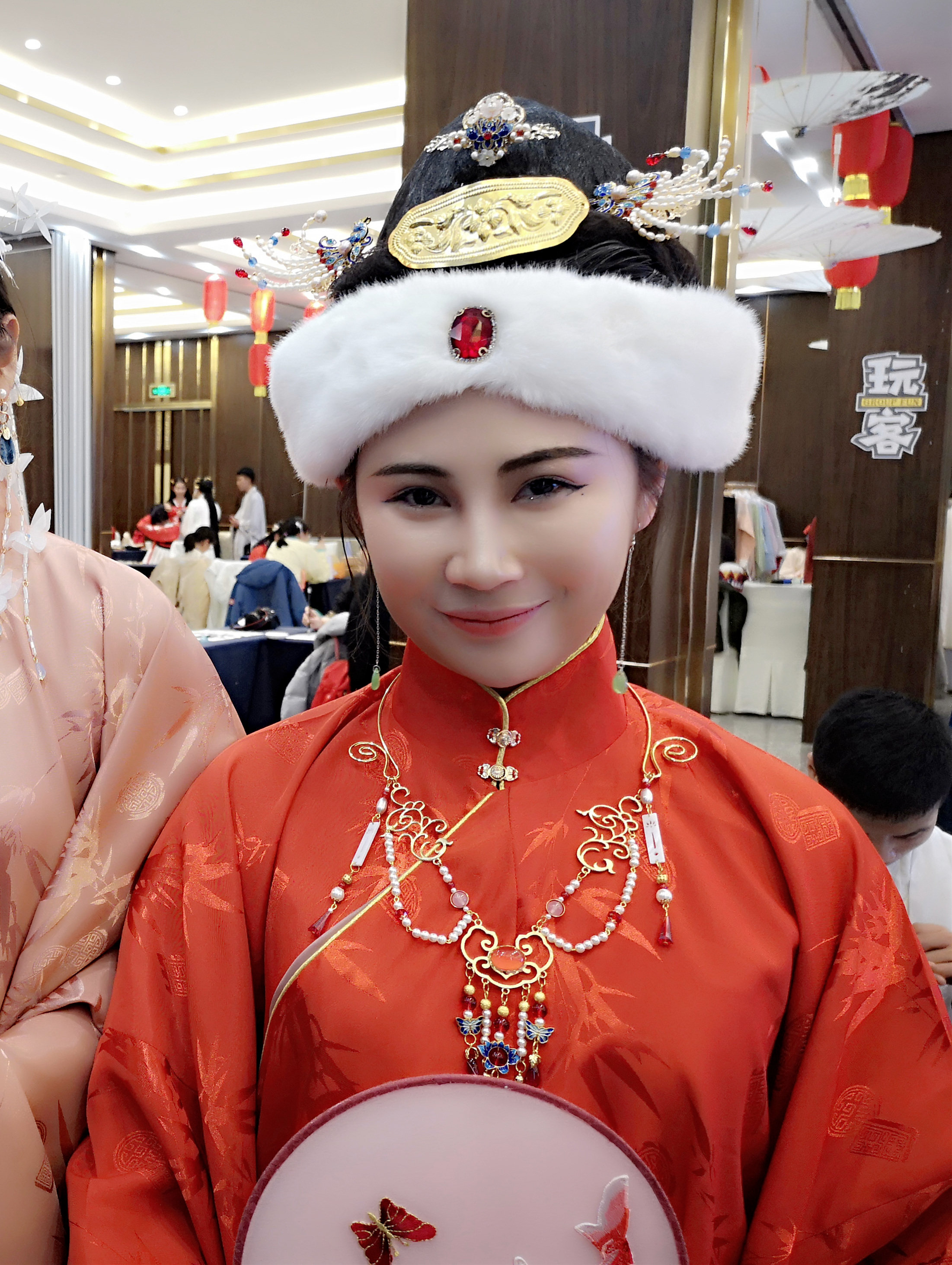 超值爆款红楼梦凤姐同款昭君套抹秋冬汉服配饰包挂件